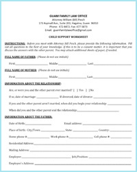 CHILD SUPPORT WORKSHEET